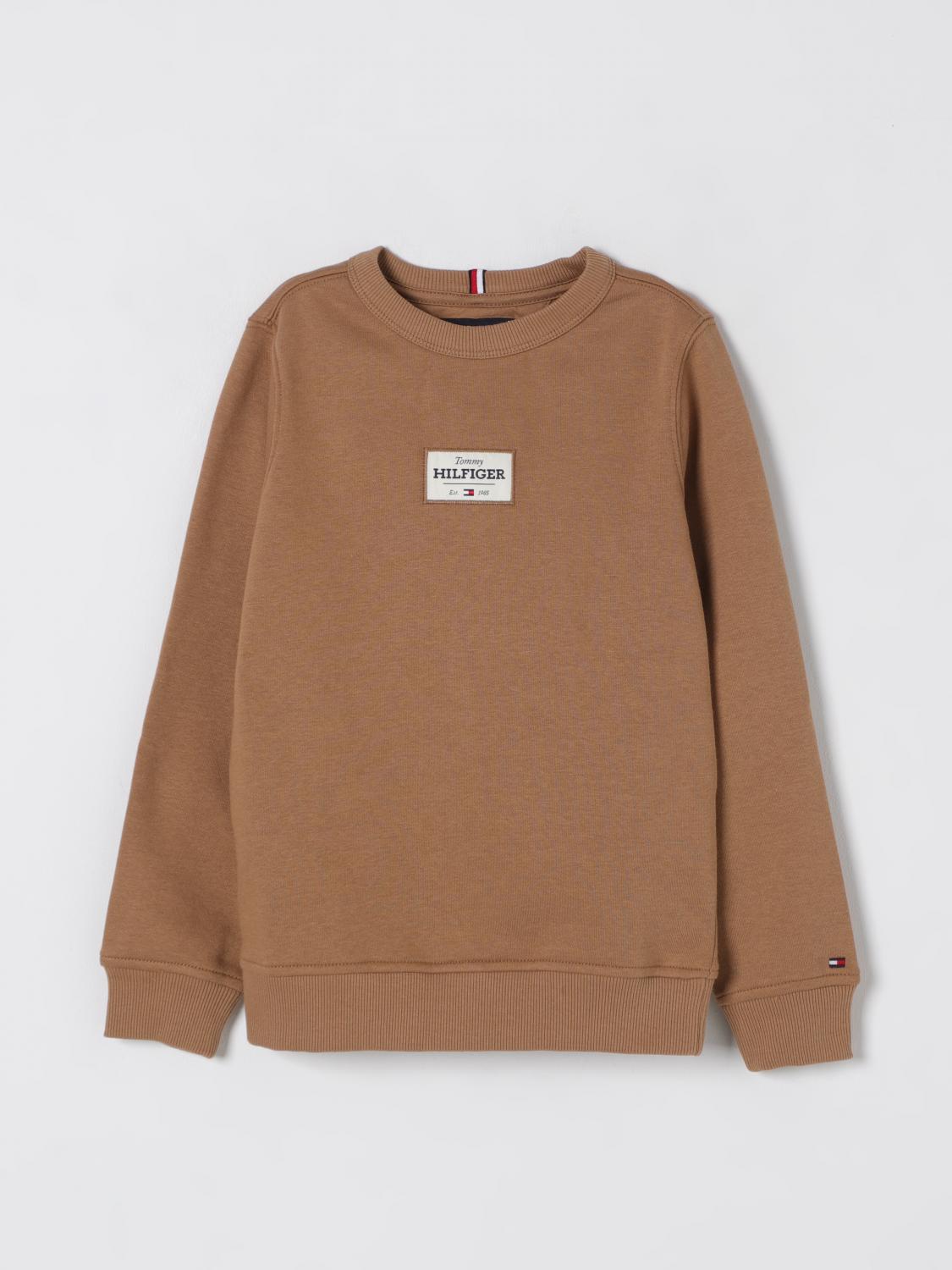 Tommy Hilfiger Sweater Kids Color Tobacco In Tobacco