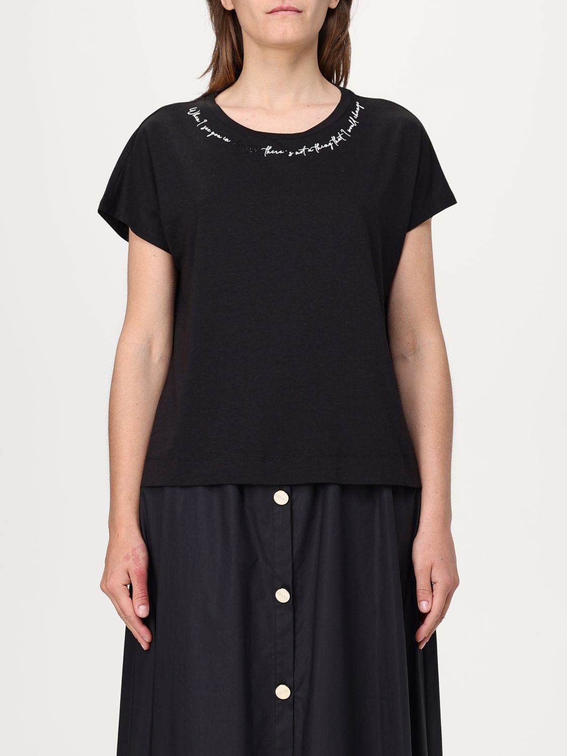 Liu •jo T-shirt Liu Jo Woman Color Black