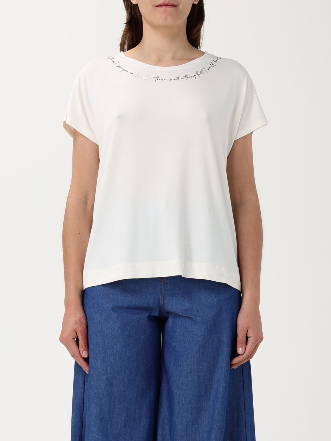 Liu •jo T-shirt Liu Jo Woman Color Cream