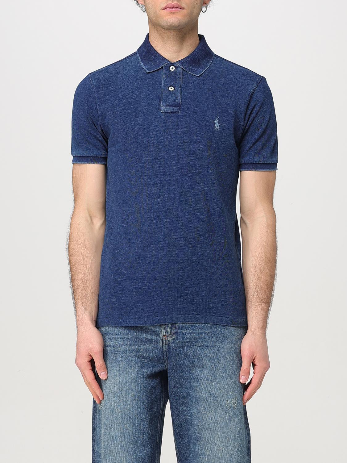 Polo Ralph Lauren Polo Shirt Men Color Blue In Blue