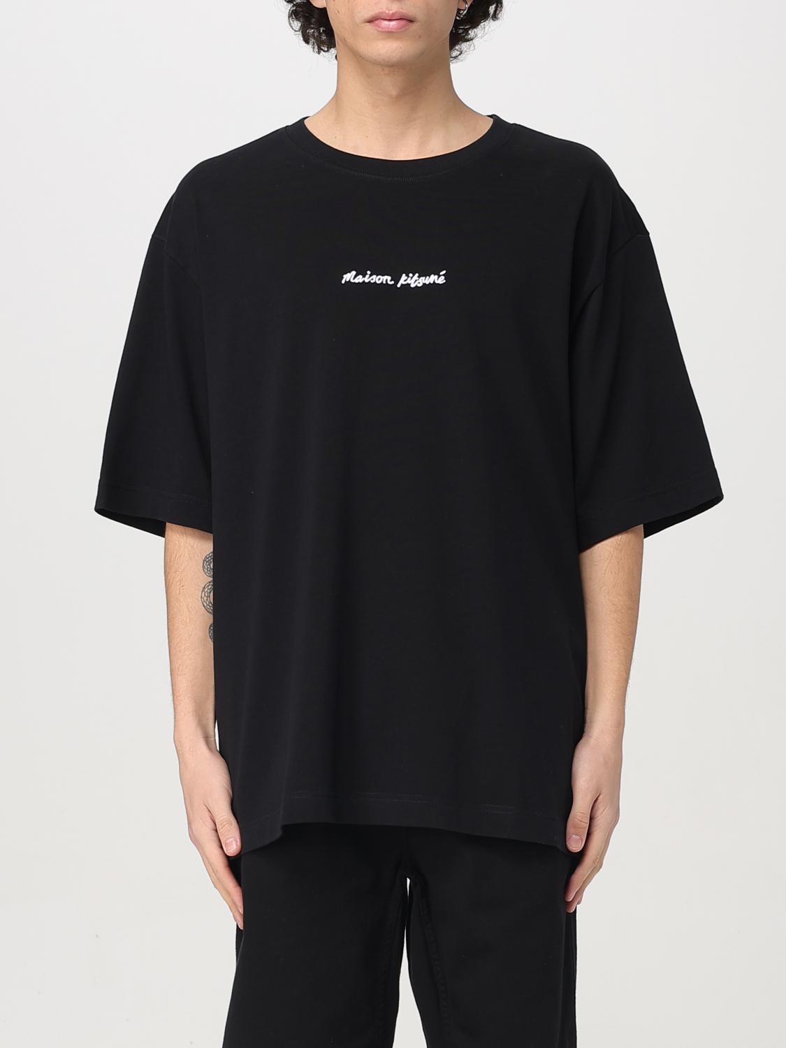Maison Kitsuné T-shirt  Men Color Black In Black