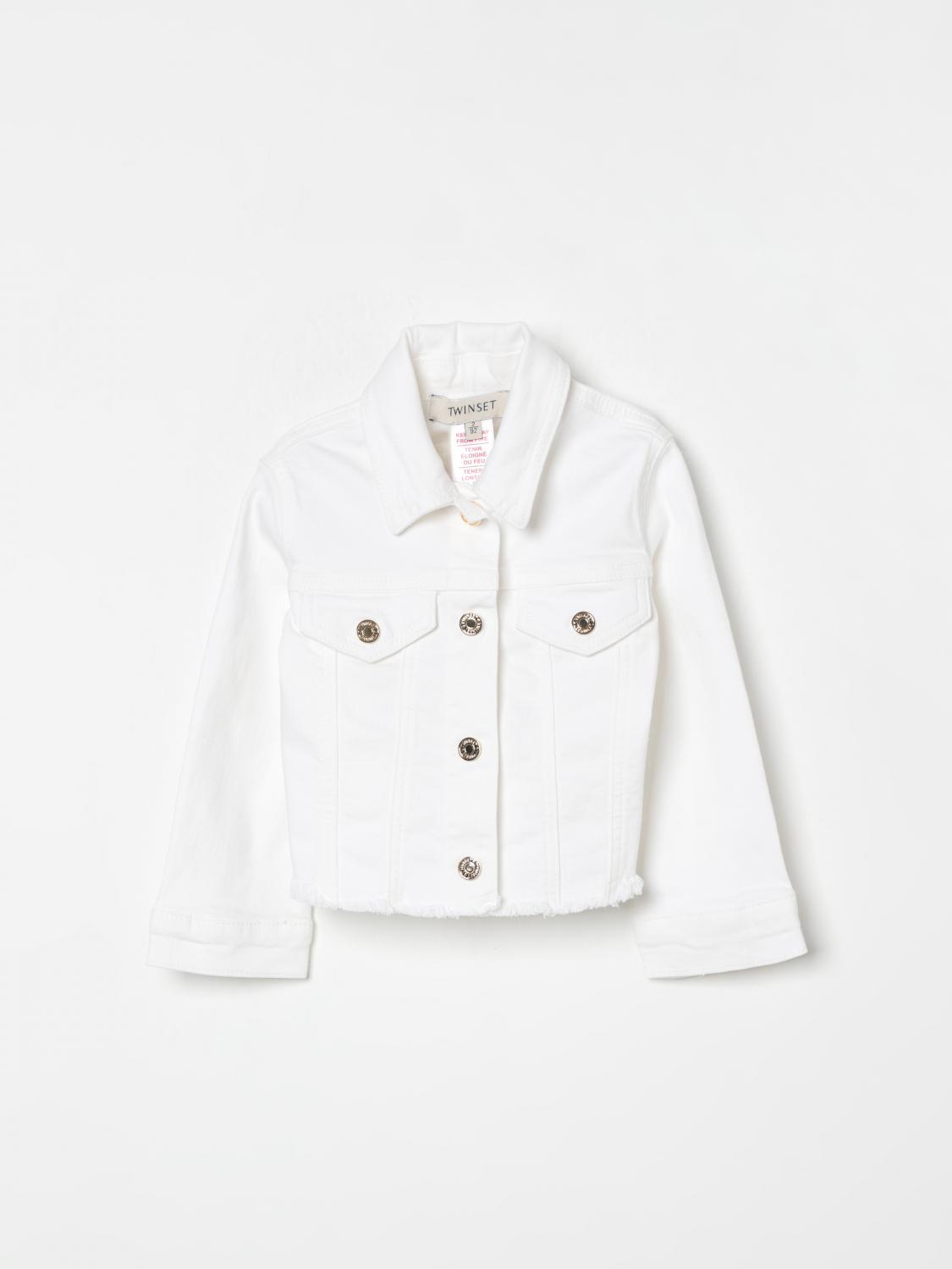 Twinset Jacket Kids Color White In White