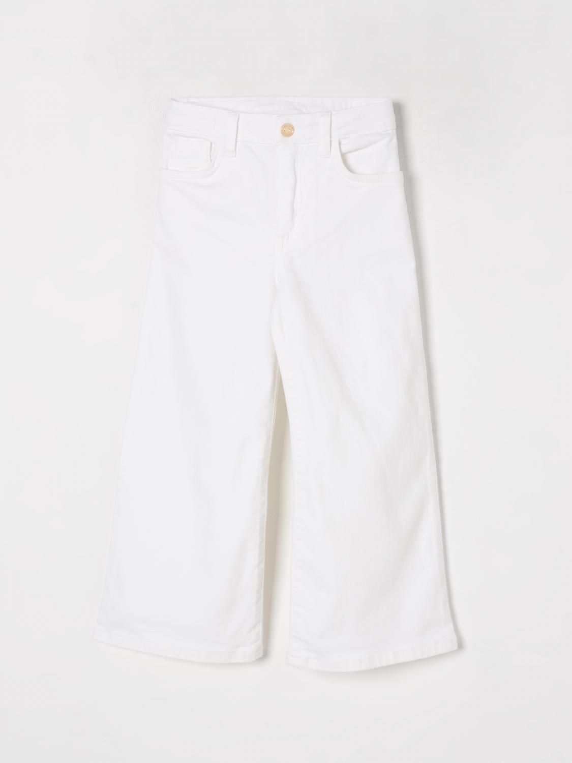 Twinset Jeans Kids Color White In White