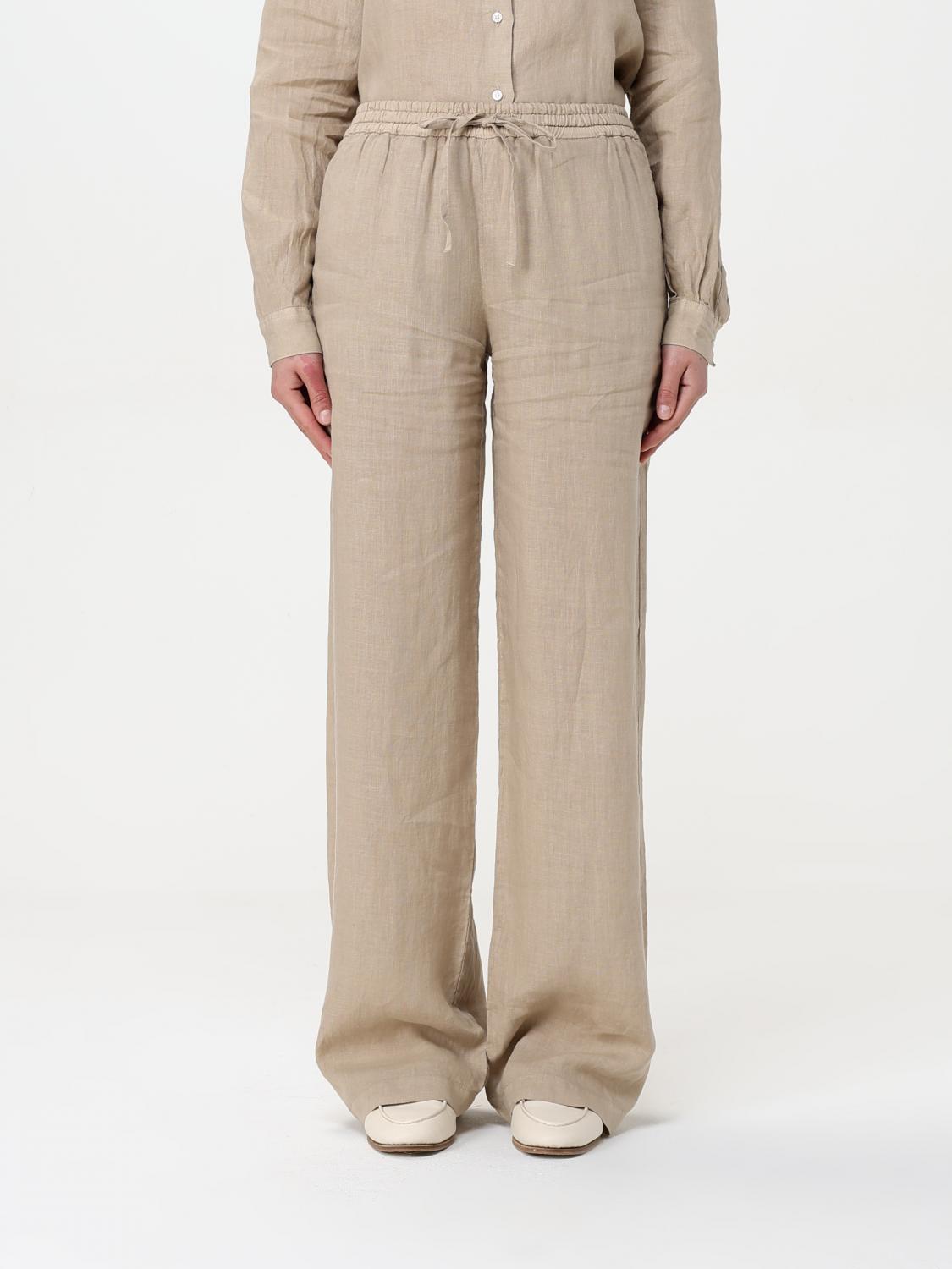 Fay Pants Woman Color Beige In Beige
