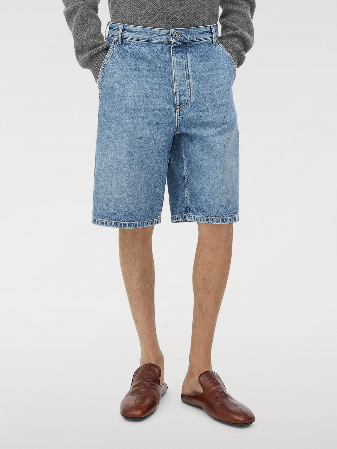 BOTTEGA VENETA Shorts Men color Blue BOTTEGA VENETA Shorts Men color Blue