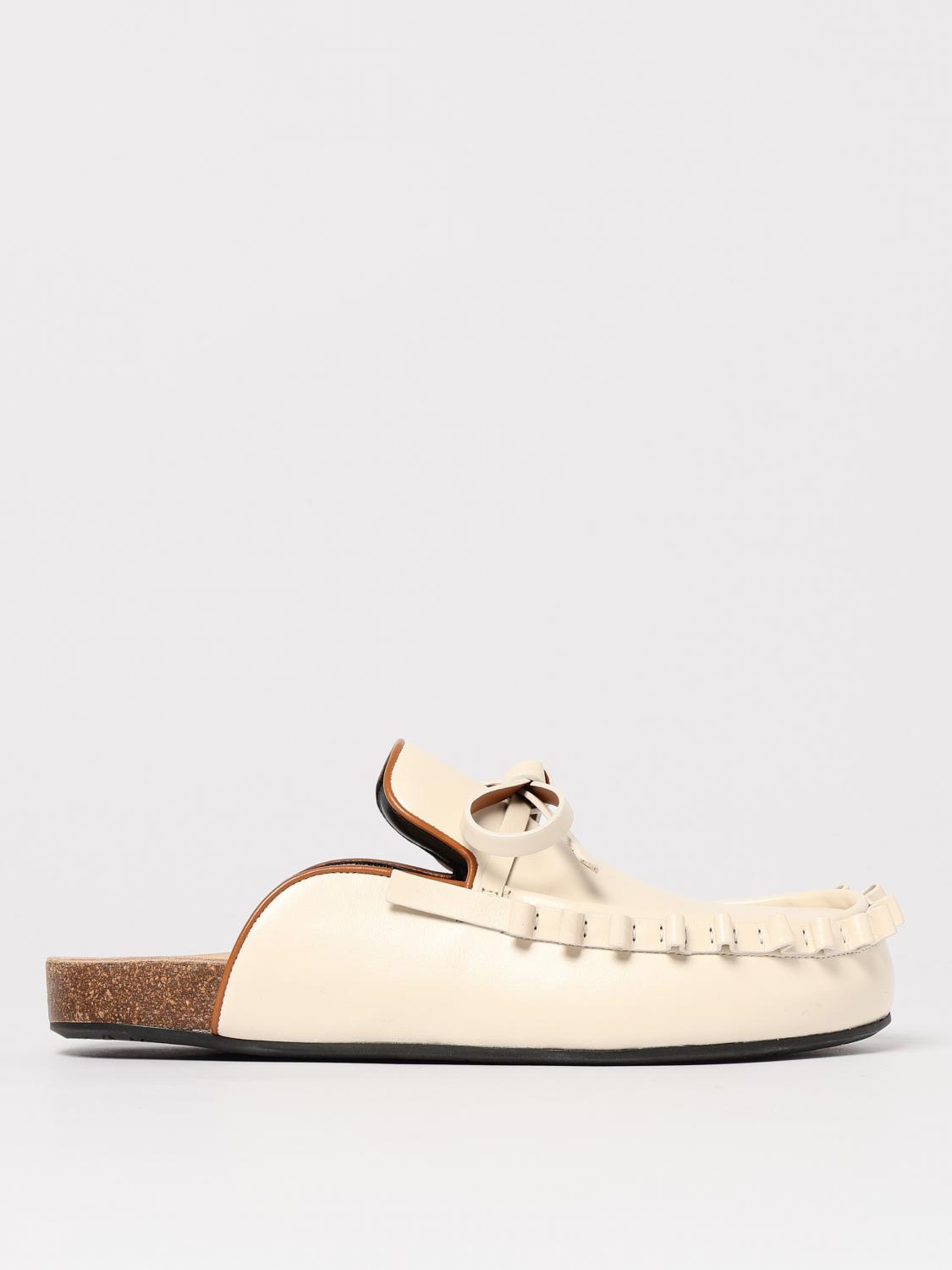 Jw Anderson Flat Sandals Woman Color White In White
