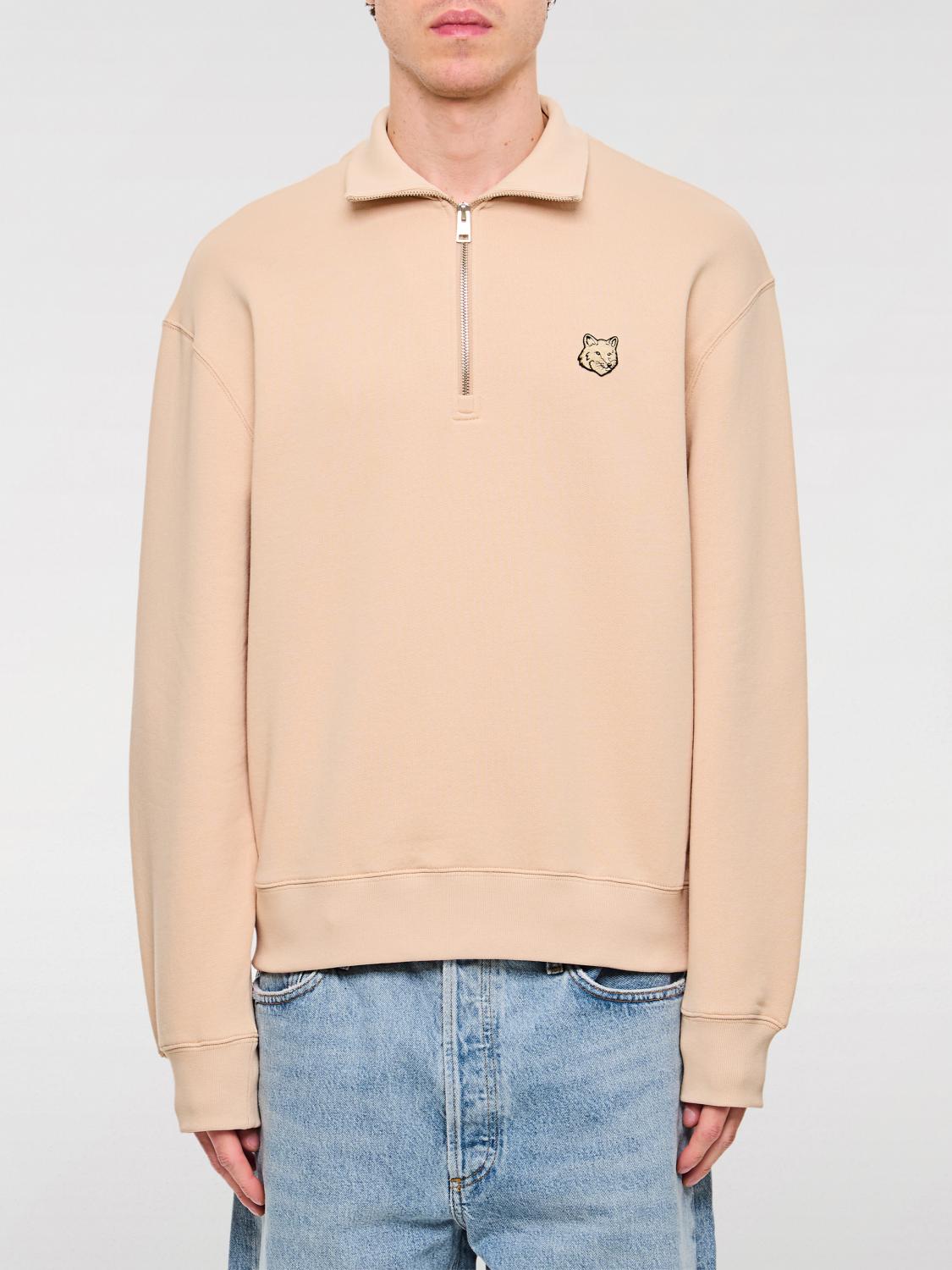 Maison Kitsuné Sweatshirt  Men Color Beige In Beige