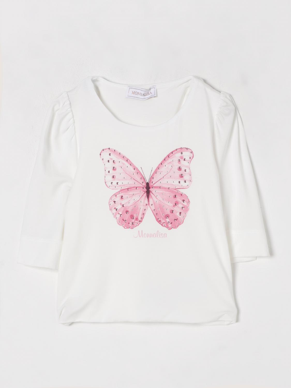Monnalisa T-shirt Kids Color White In White