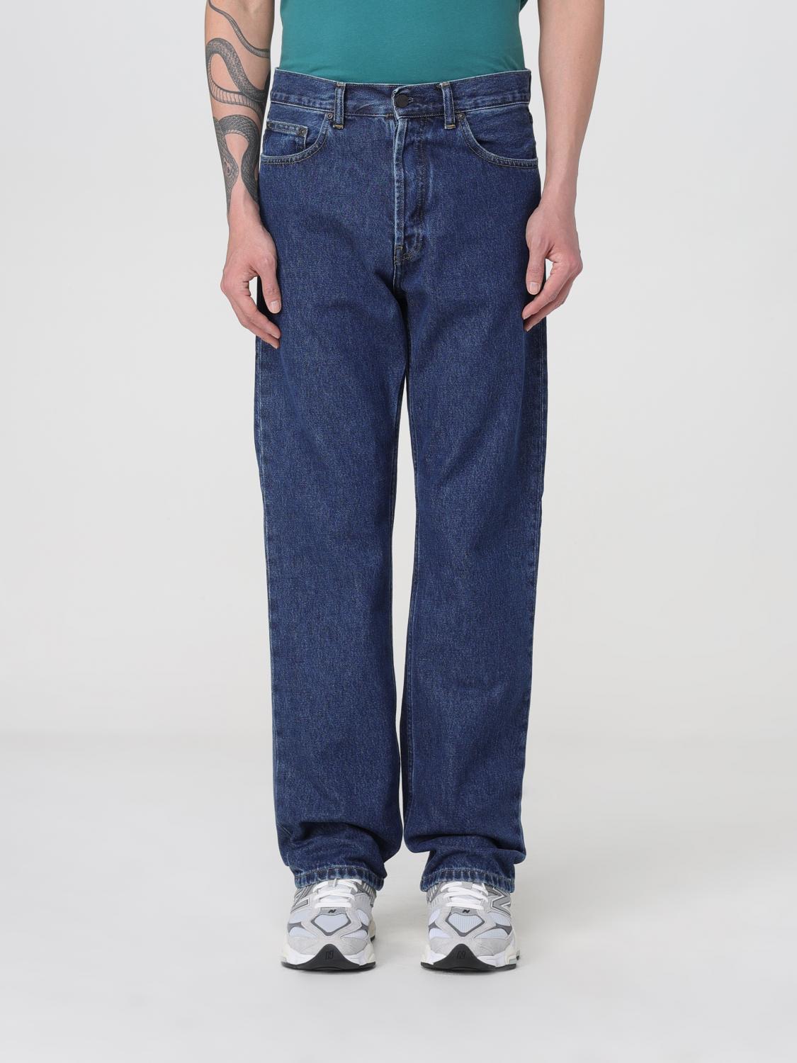 Carhartt Pants Wip Men Color Blue In Blue