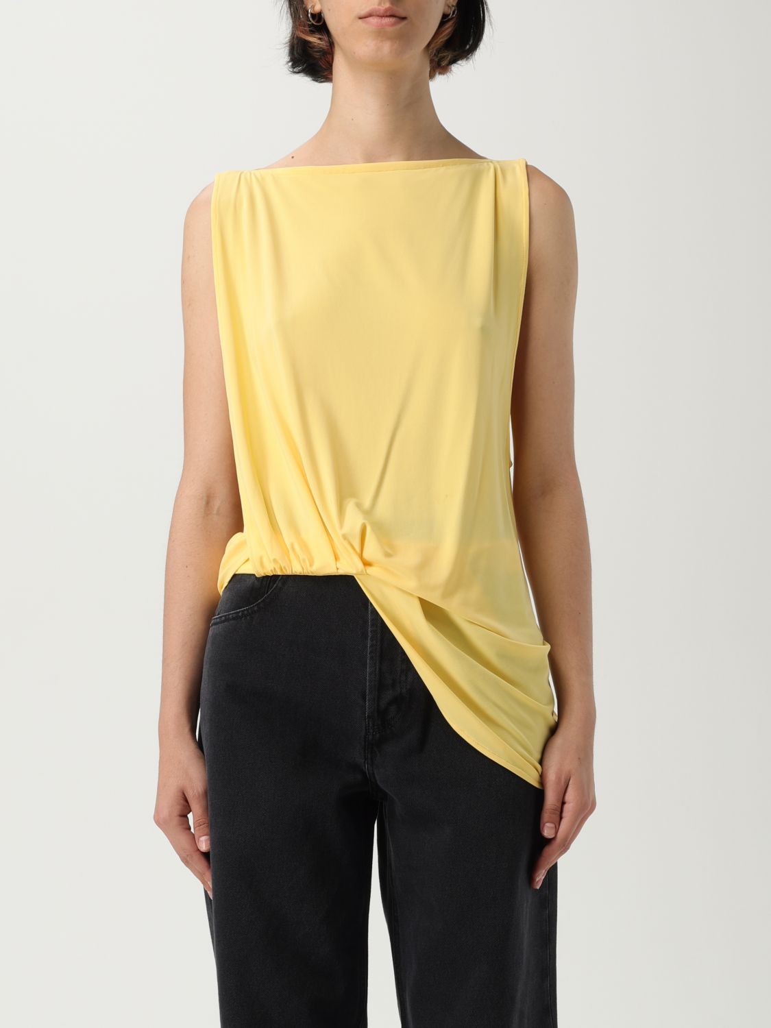Jacquemus Top Le Haut Peplo  In Viscosa