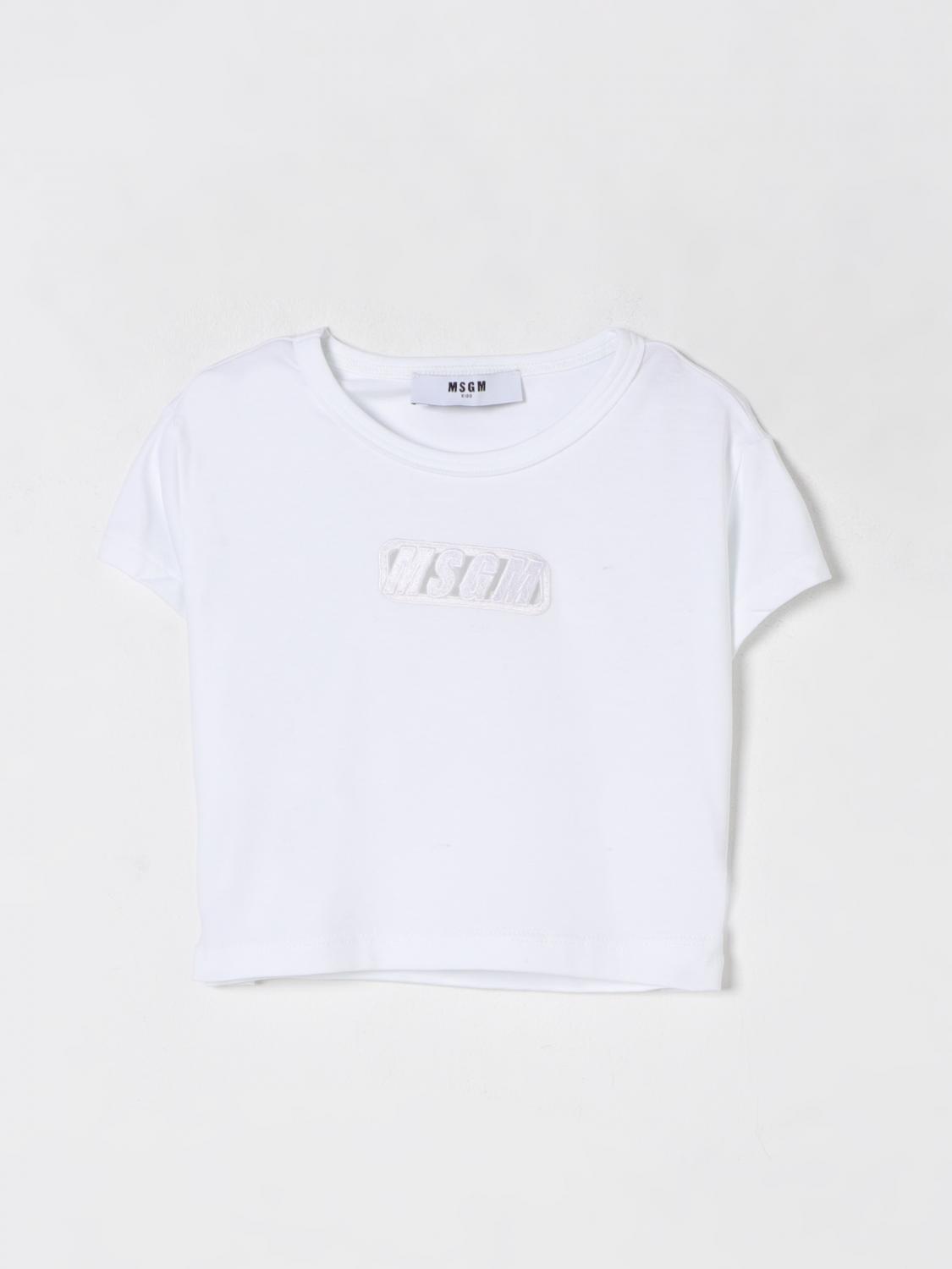 Msgm T-shirt Kids Kids Color White In White