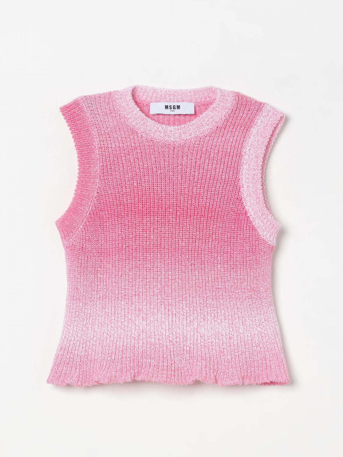 Msgm Top Kids Kids Color Pink In Pink
