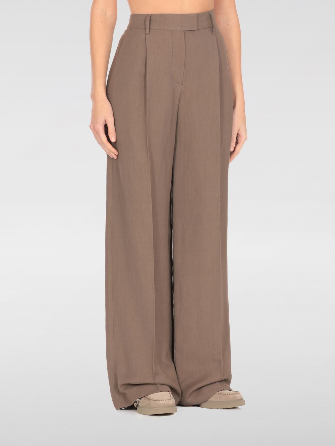 Brunello Cucinelli Pants Woman Color Brown