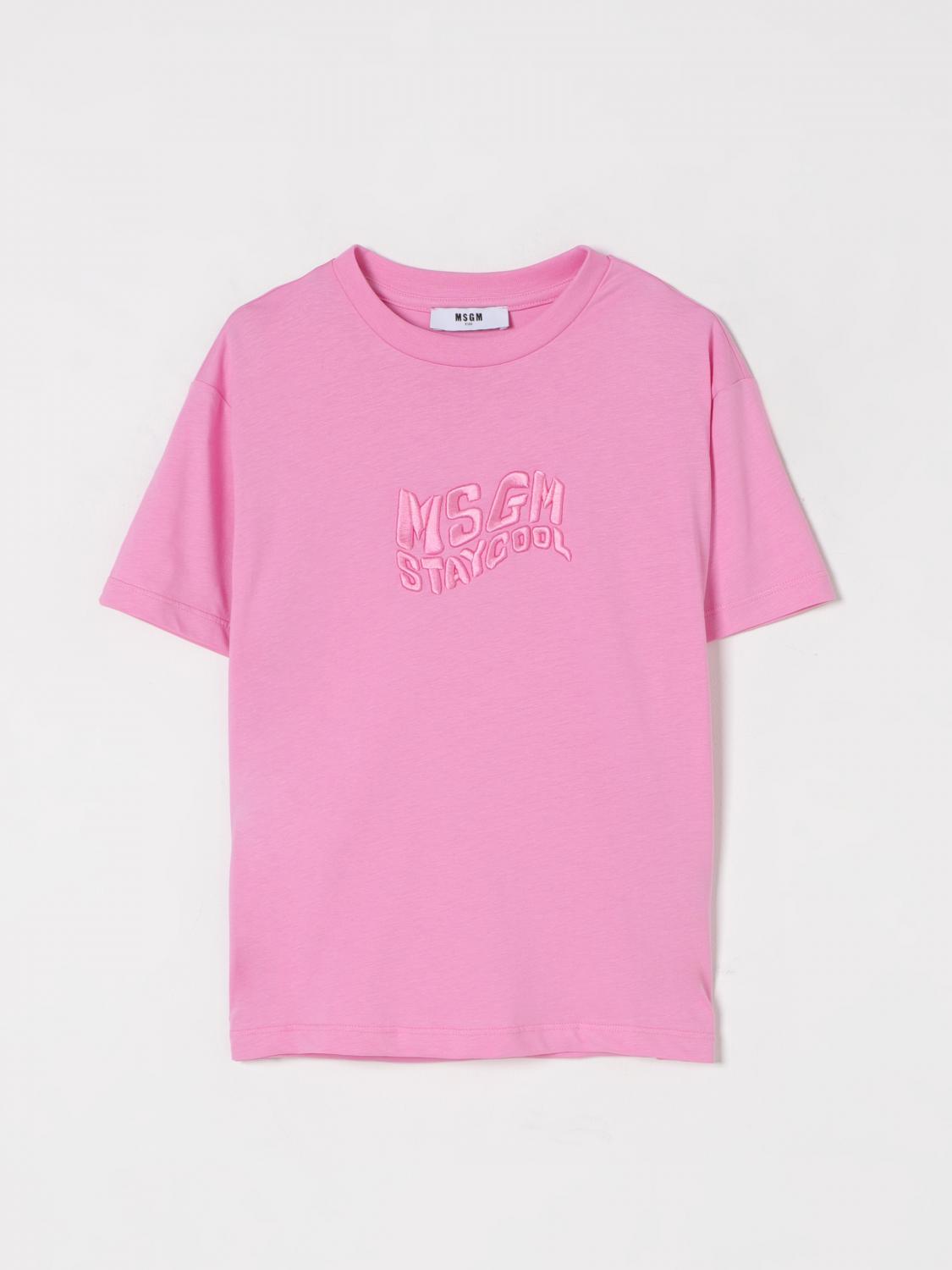 Msgm T-shirt Kids Kids Color Pink In Pink