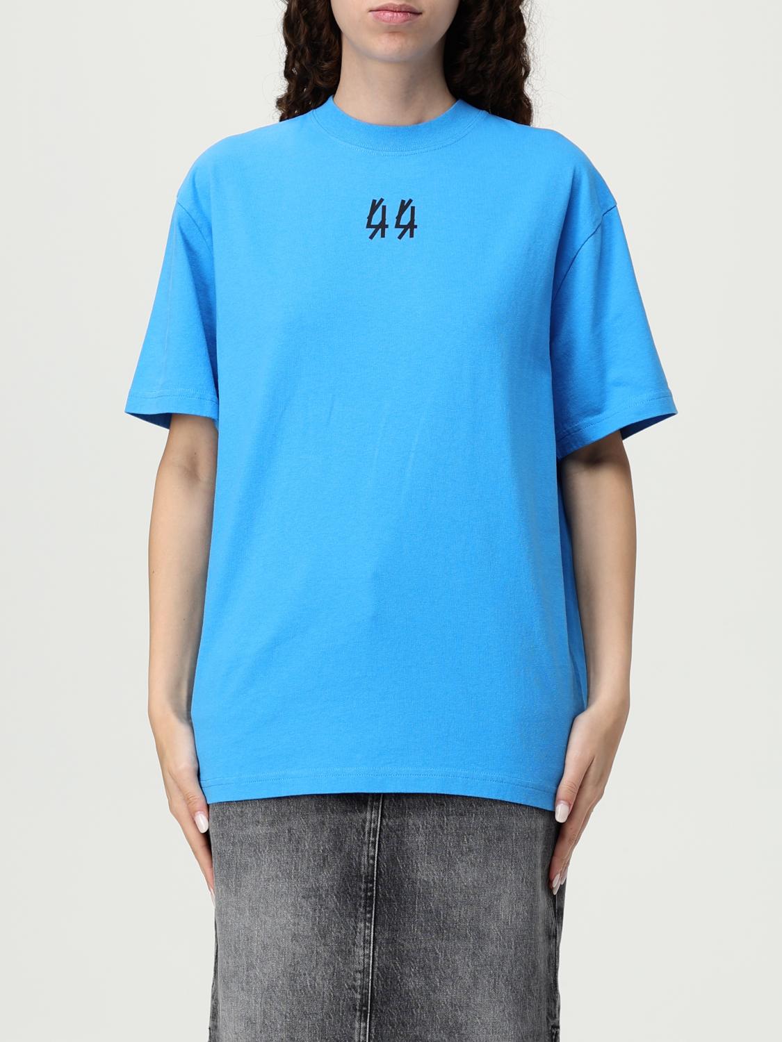 44 Label Group Solid Classic Tee In Blue