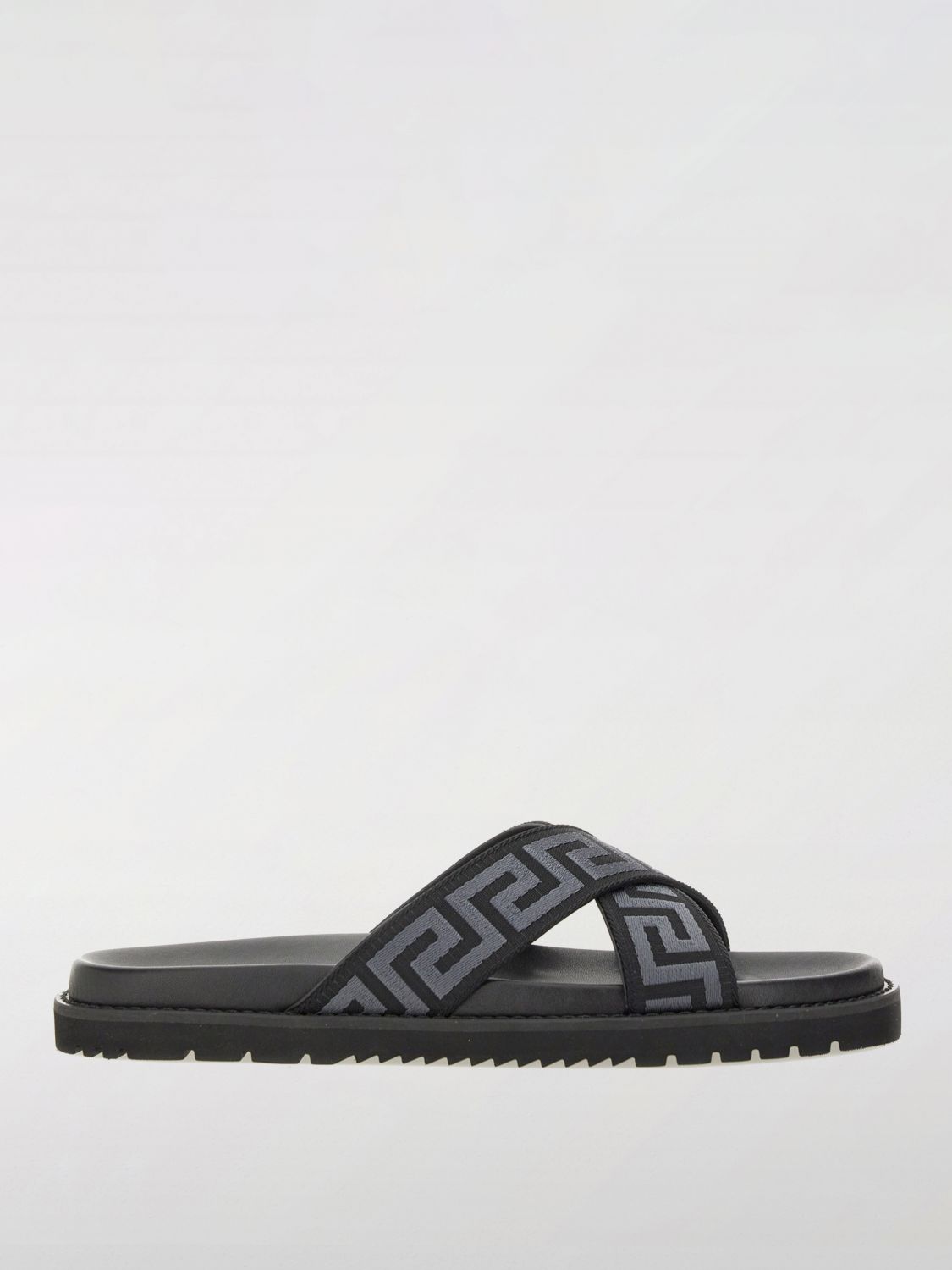Versace Greca Jacquard Flat Slides