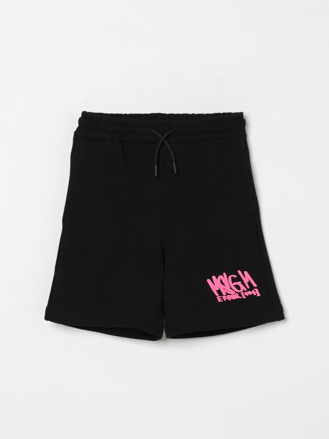 Msgm Logo-print Shorts In Black
