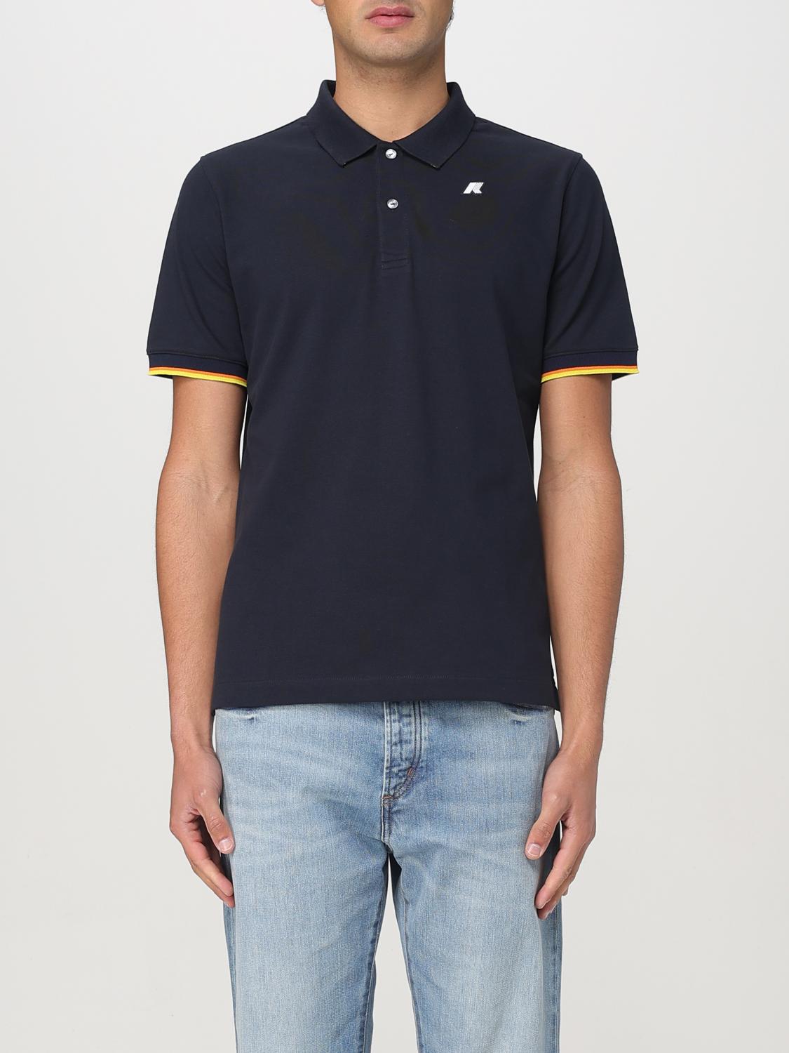K-Way Ανδρών Μπλε Polo Shirt Men Color