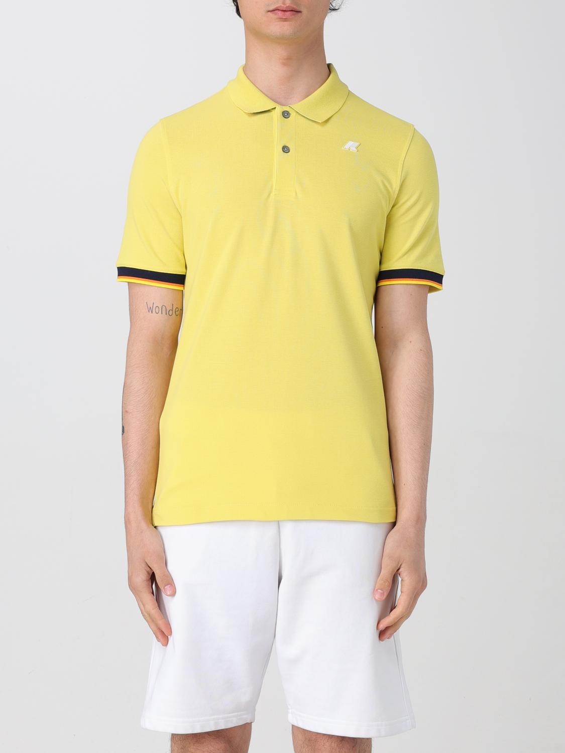 K-way Polo Shirt Men Color Yellow