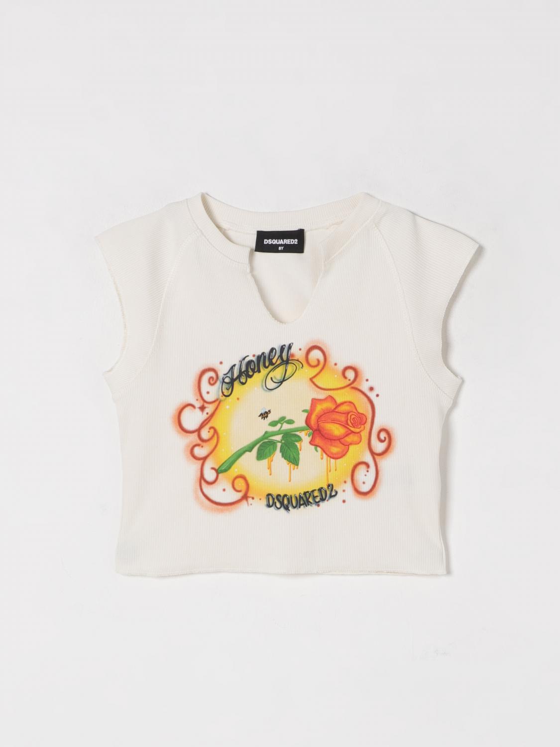 Dsquared2 T-shirt Kids Color White In White