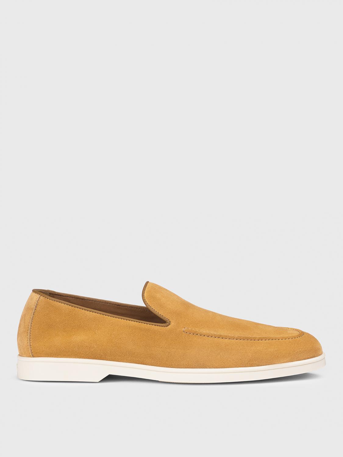Doucal's Suede Loafers In Honey