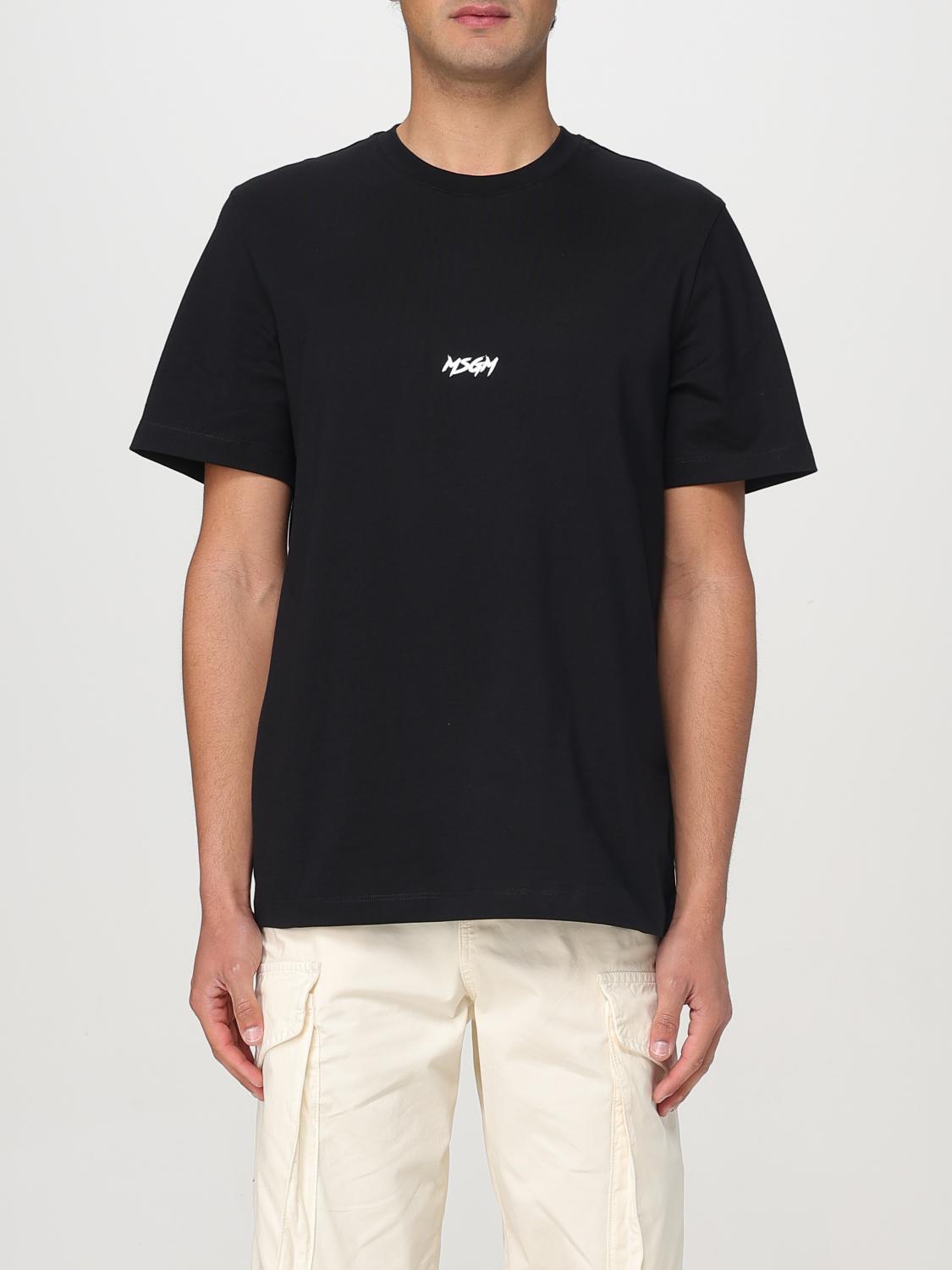 Msgm T-shirt Men Color Black In Black