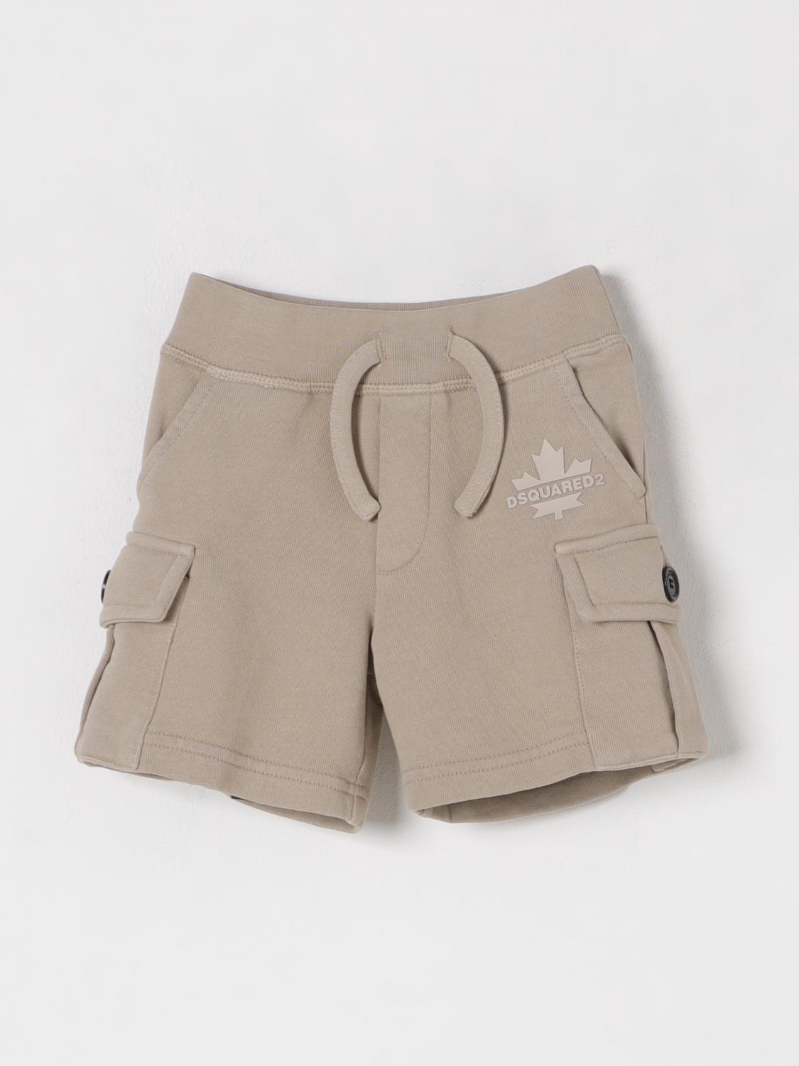DSQUARED2 SHORTS DSQUARED2 KIDS COLOR MOUSE GREY G58241041