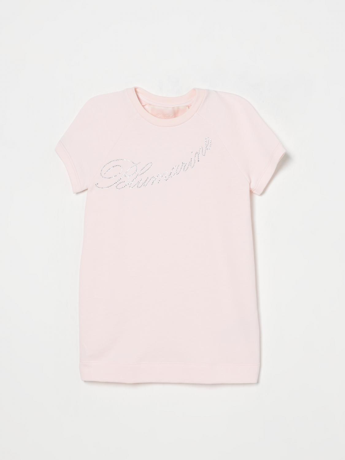 Miss Blumarine Dress Kids Color Pink In Pink