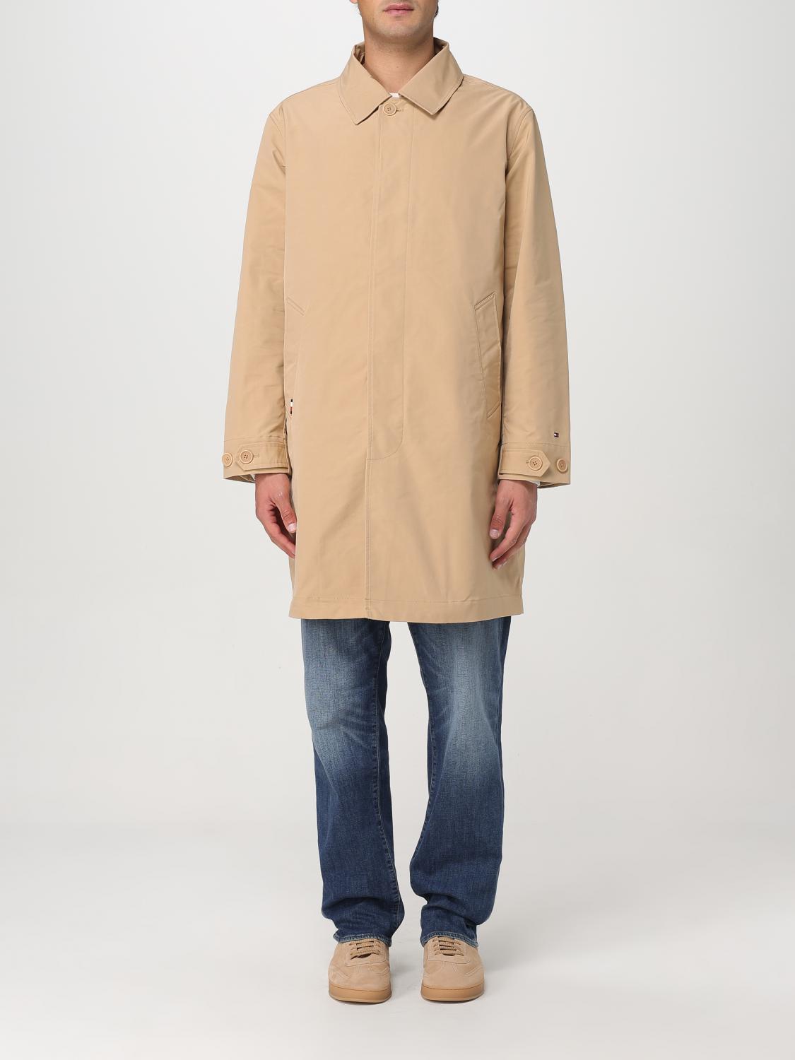 Shop Tommy Hilfiger Jacket Men Color Beige