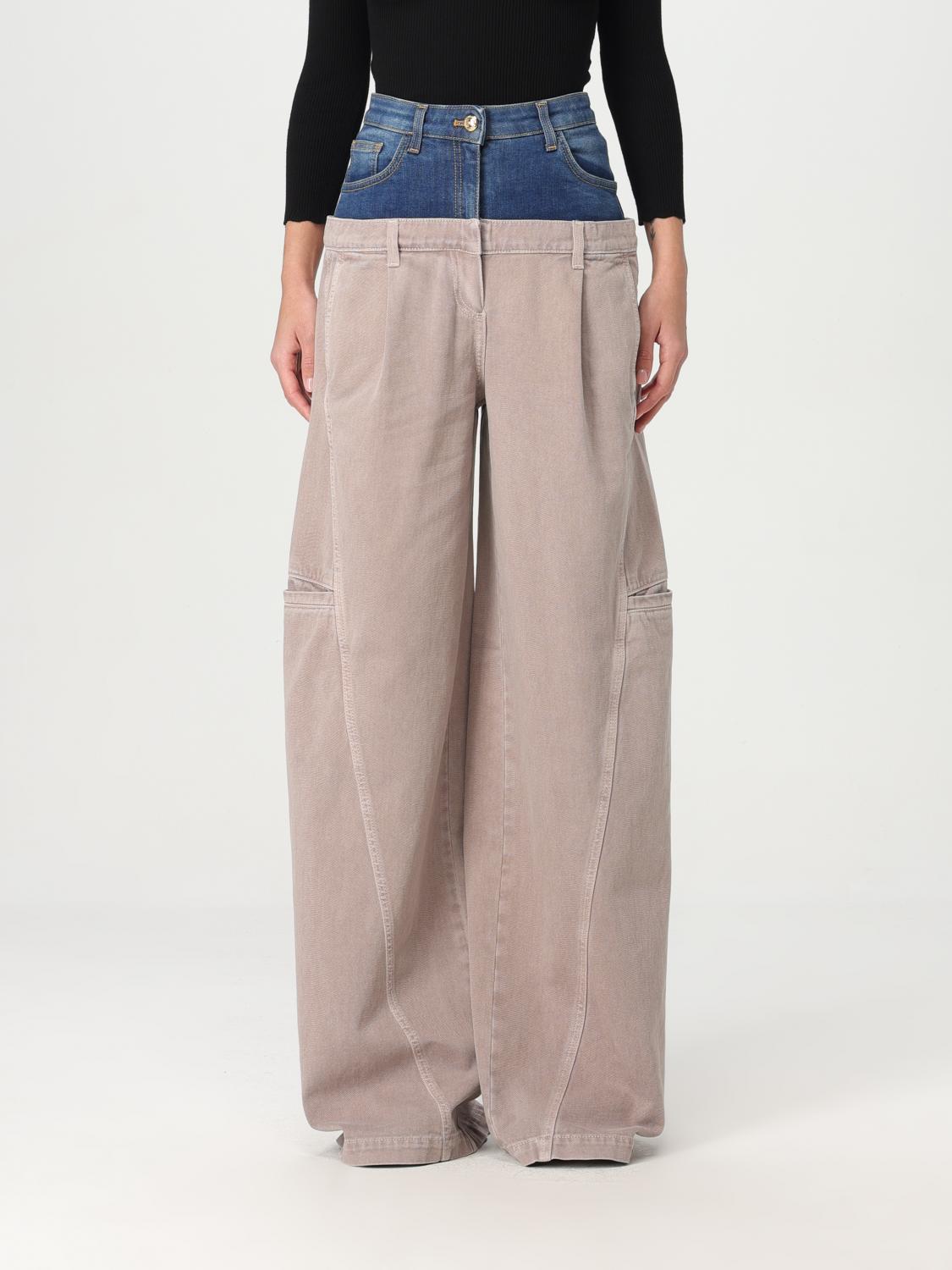 Elisabetta Franchi Jeans Woman Color Blue In Blue