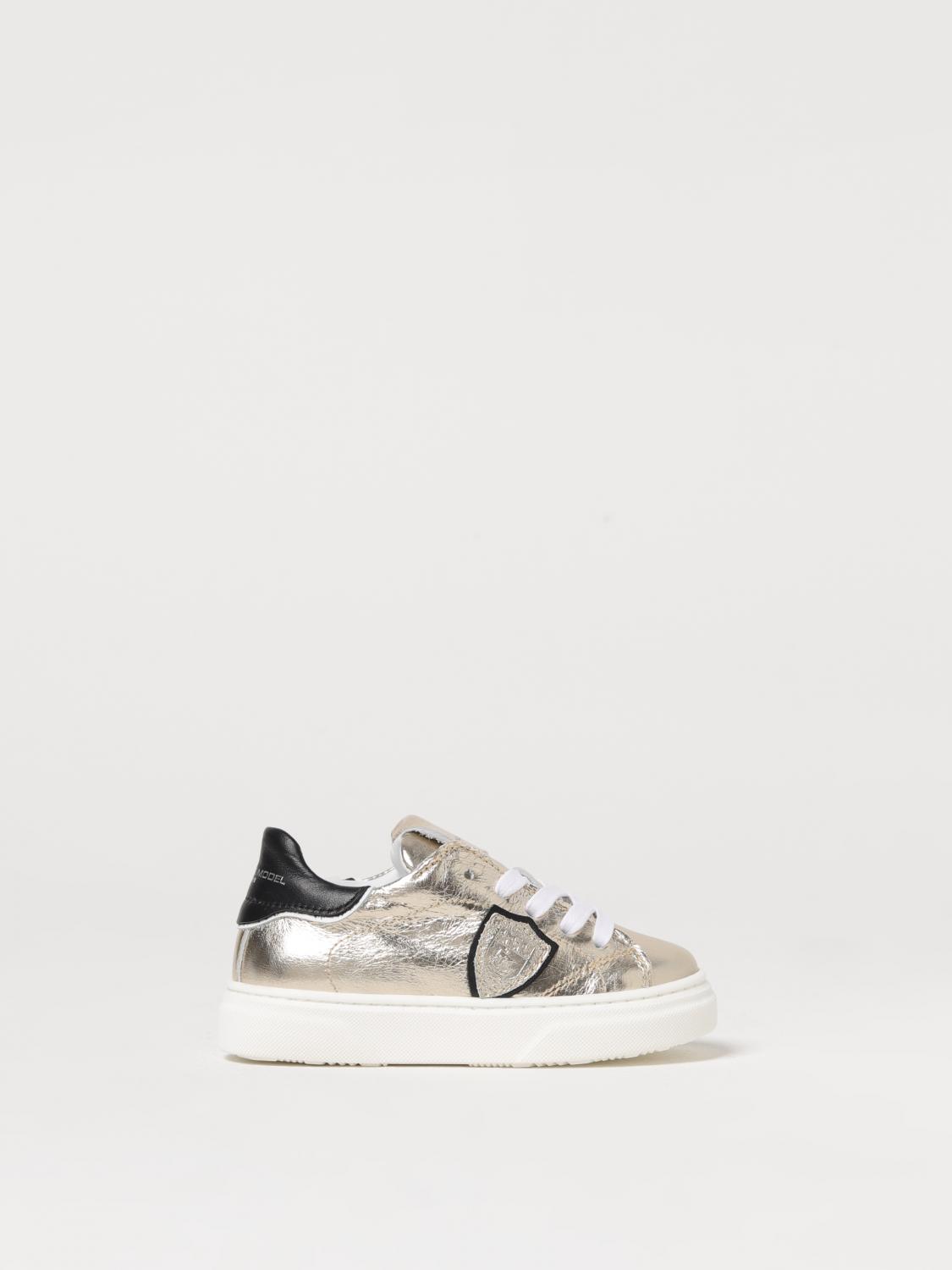 Philippe Model Junior Sneakers Kids Color Gold In Gold