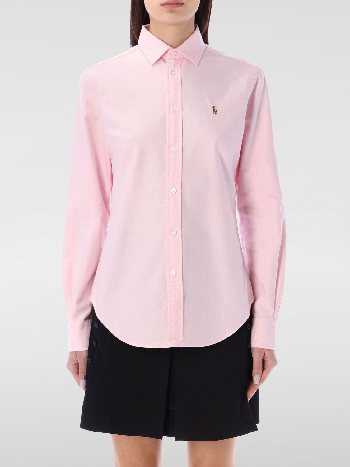 POLO RALPH LAUREN SHIRT POLO RALPH LAUREN WOMAN COLOR PINK G58349010