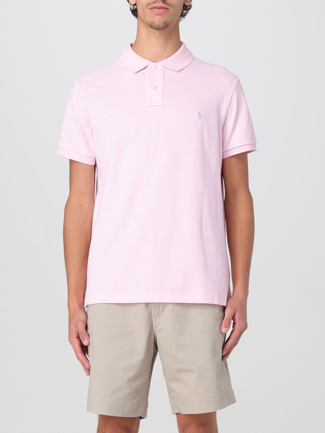 即納！最大半額！ Lauren Ralph Polo Icon Pink In Polo Pique Fit Slim Logo その他
