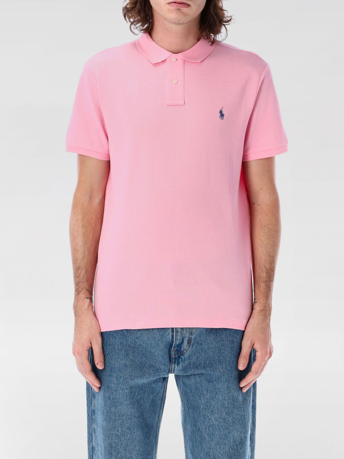 POLO RALPH LAUREN POLO SHIRT POLO RALPH LAUREN MEN COLOR SALMON G58350018