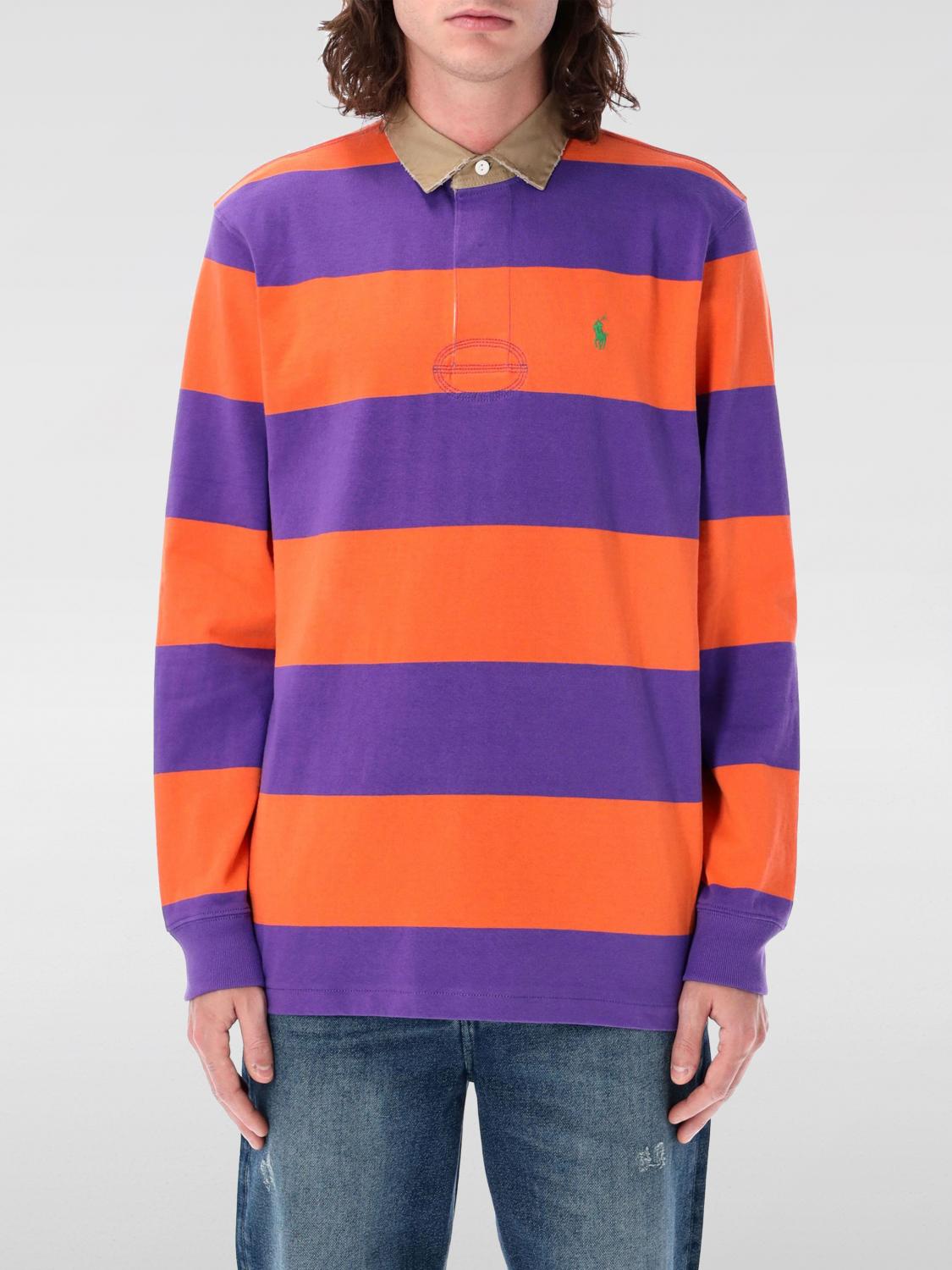 Shop Polo Ralph Lauren Polo Shirt Men Color Orange