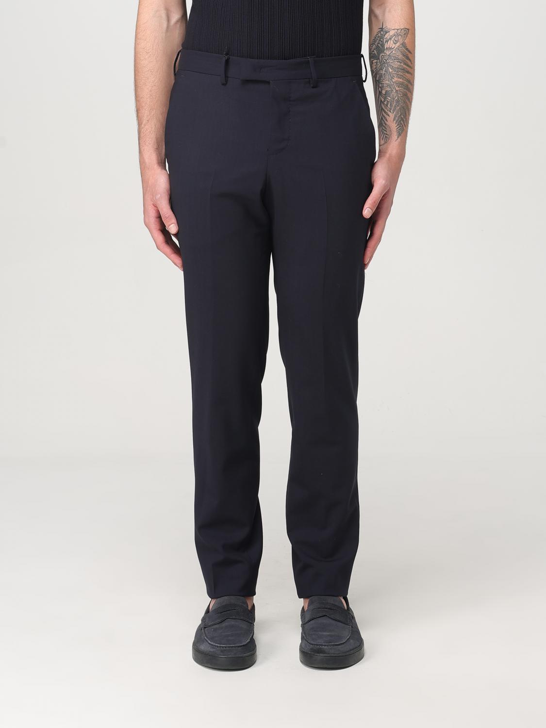 Pt Torino Pants Men Color Black In Blue