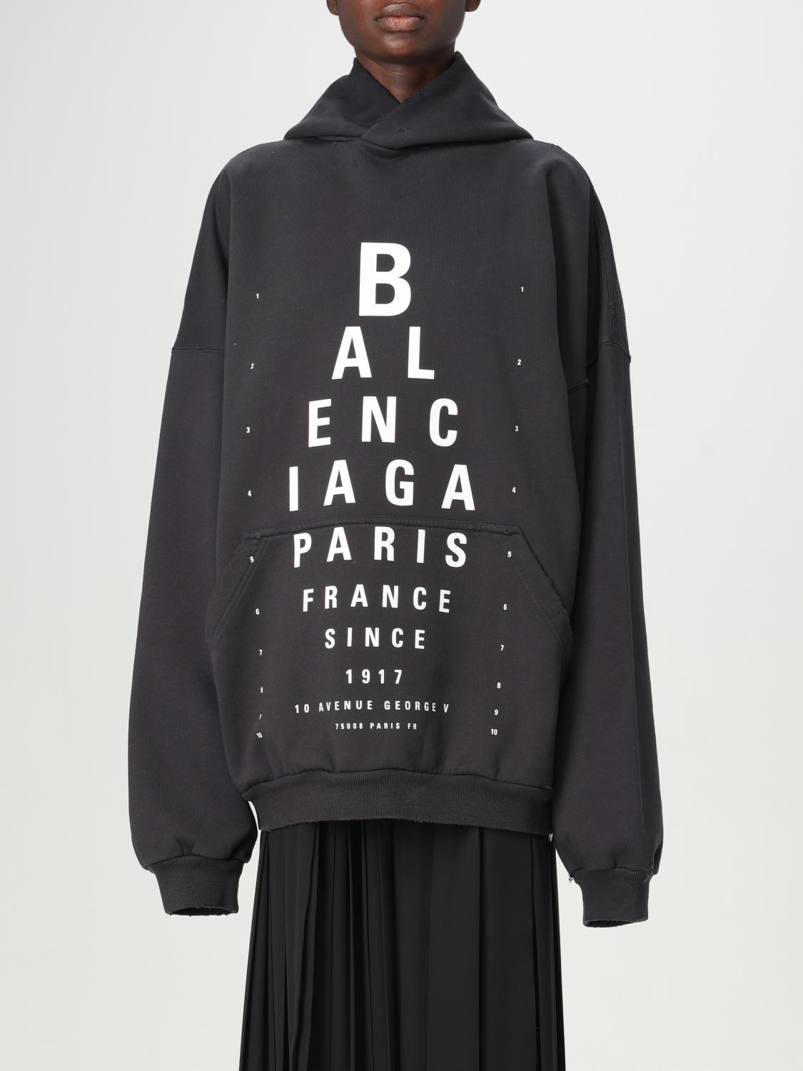 Balenciaga Sweatshirt Woman Color White In White