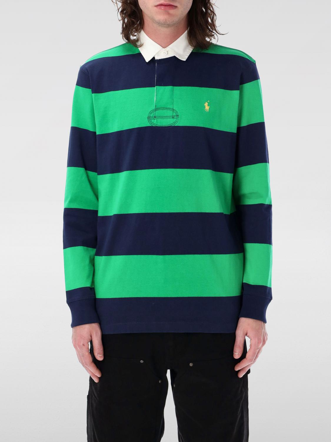 Polo Ralph Lauren Polo Shirt Men Color Green In Green