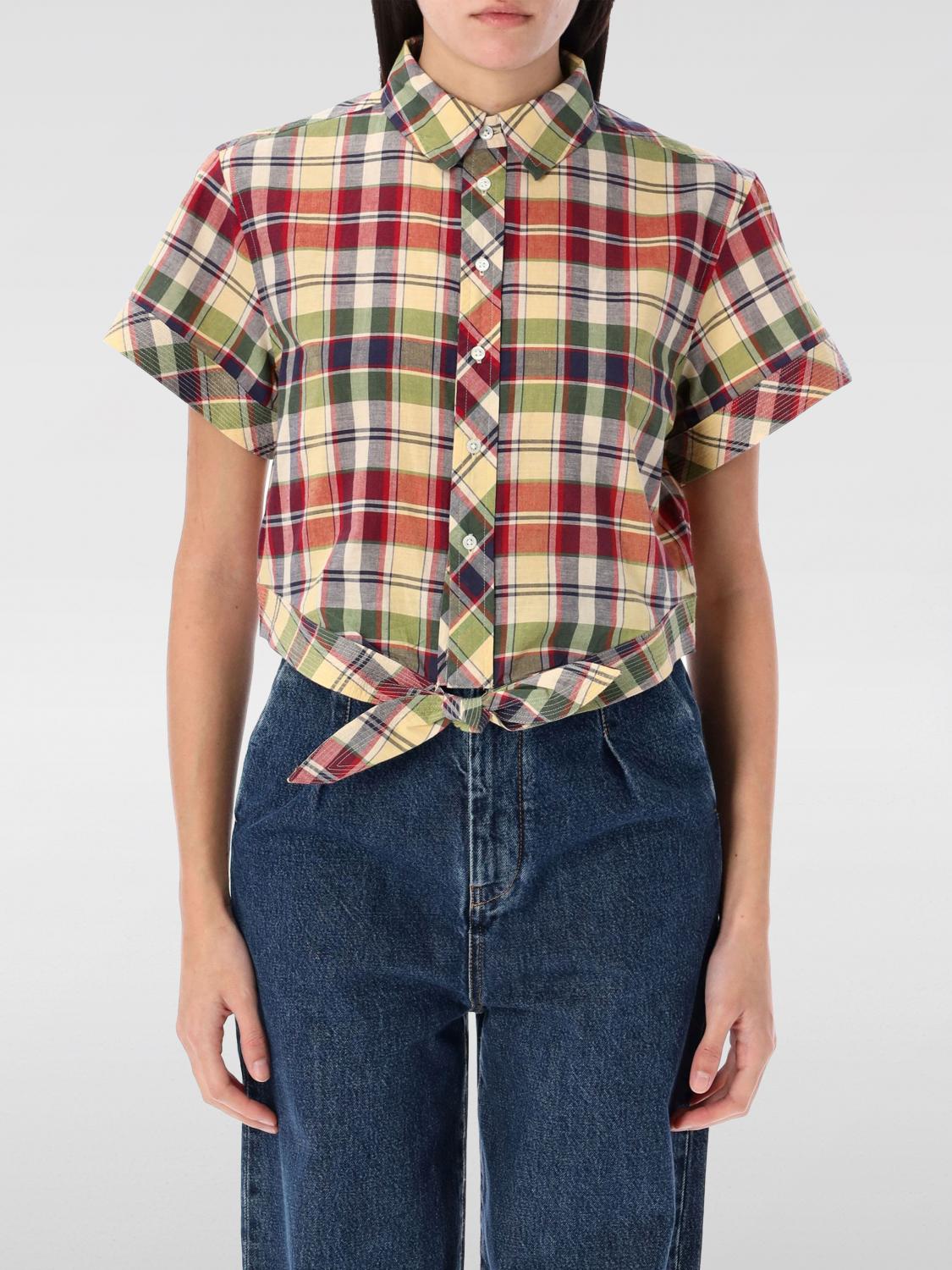 Shop Polo Ralph Lauren Shirt  Woman Color Red In Rot