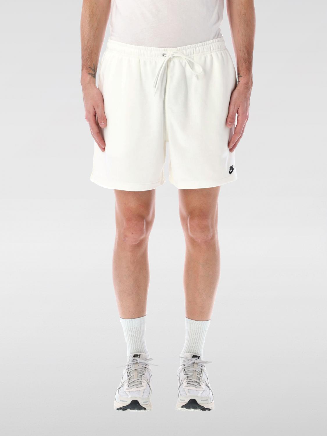 Nike Swim Drawstring Waist Boxer Swimsuit In Weiss