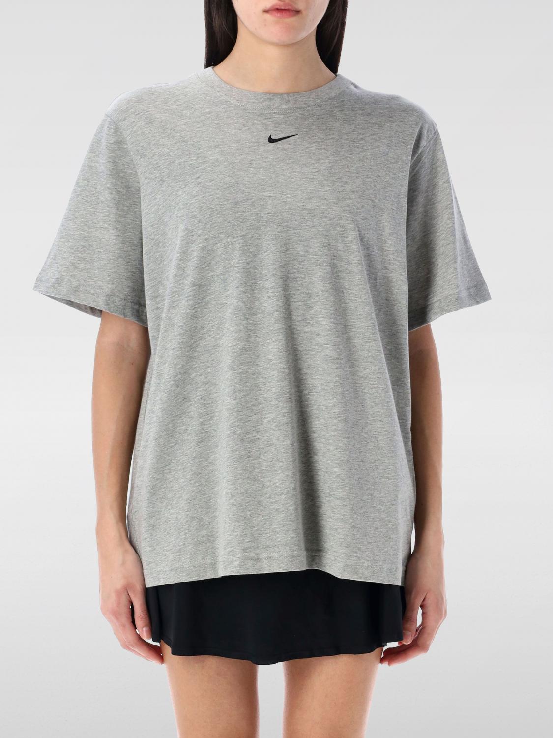 Nike T-shirt Swoosh In Grau
