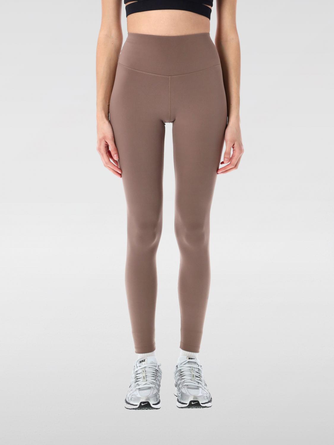 Nike High Waist Ankle Length Leggings In Braun