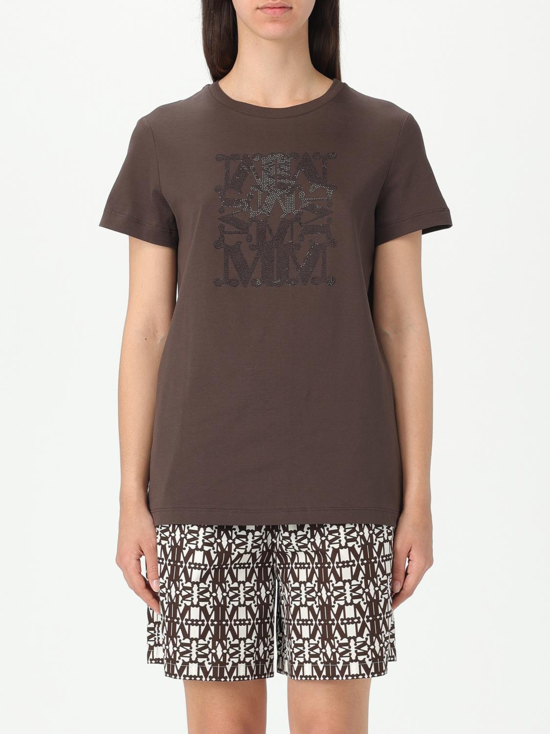 Max Mara Giovane T-shirt In ブラウン