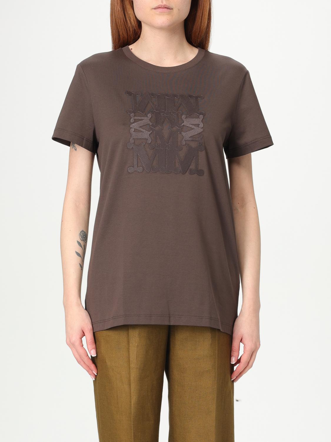 Max Mara Giovane T-shirt In Burnt