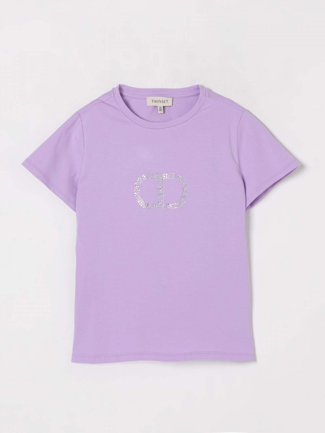 Twinset T-shirt  Kids Color Wisteria In Wisteria