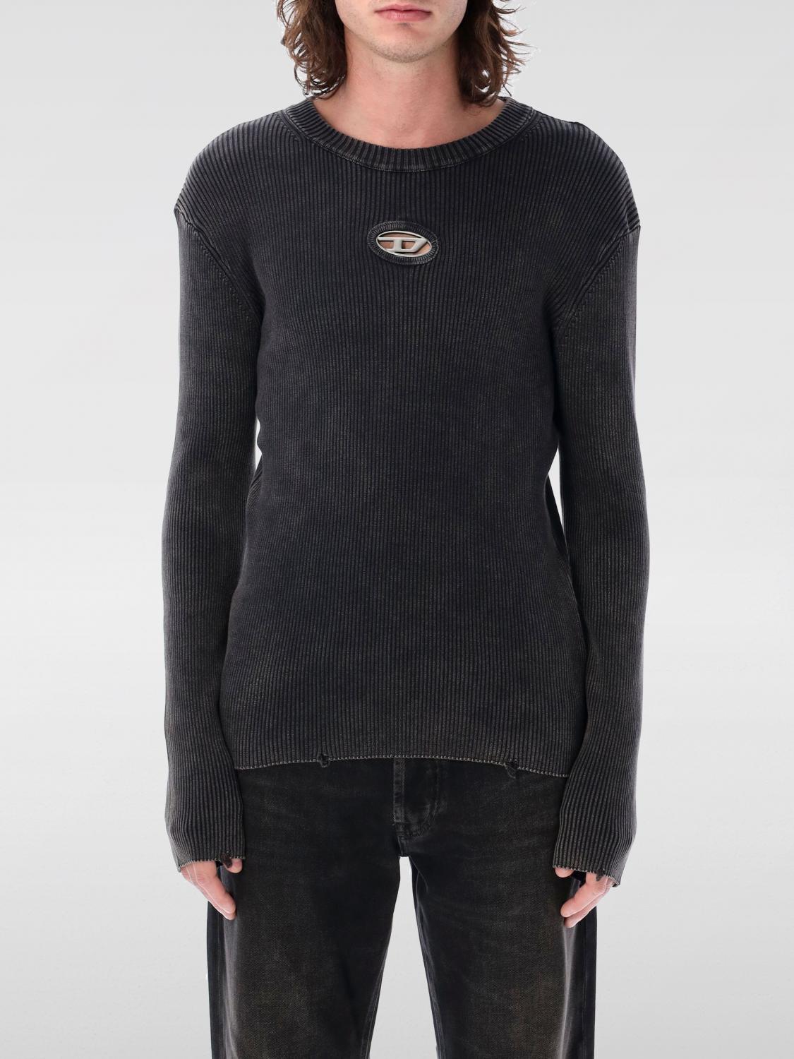 Diesel Sweater  Men Color Black In Black