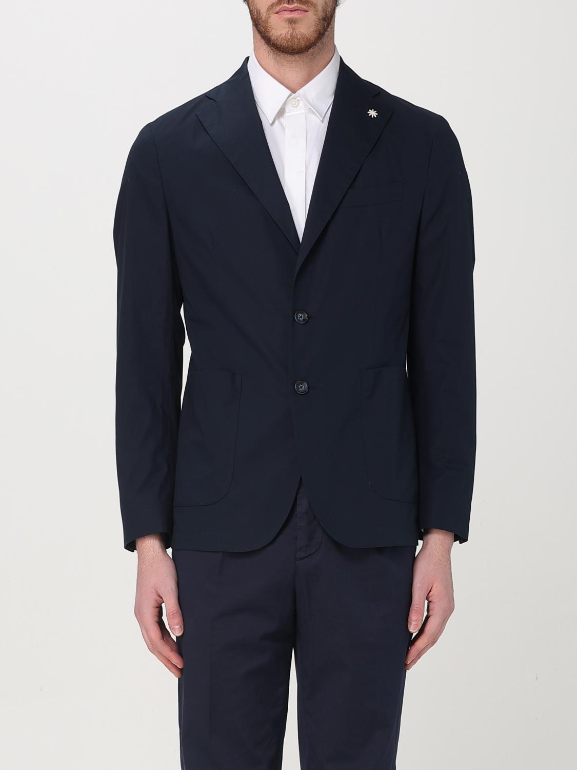 Manuel Ritz Blazer Men Color Blue In Blue