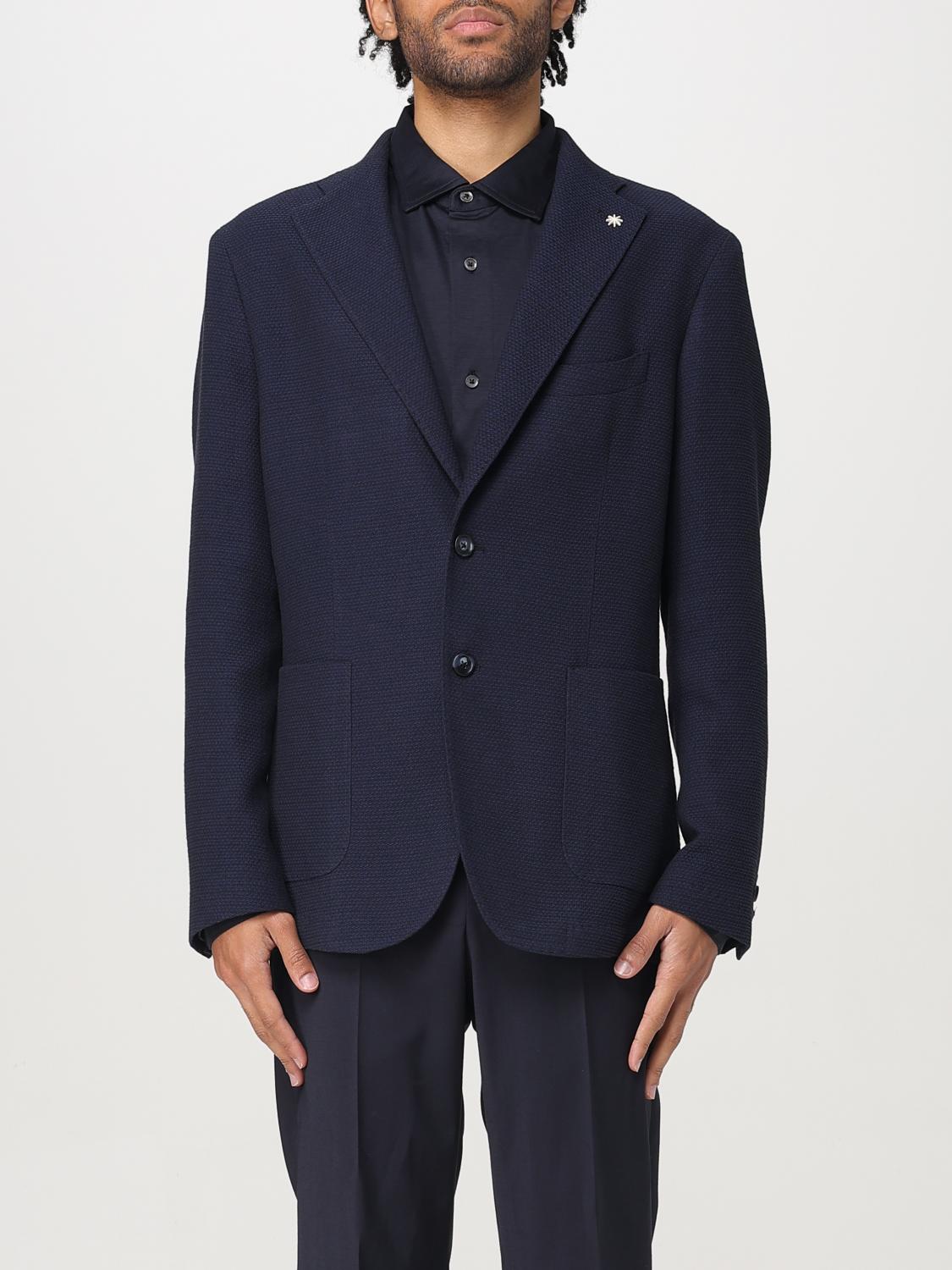 Manuel Ritz Blazer Men Color Blue In Blue