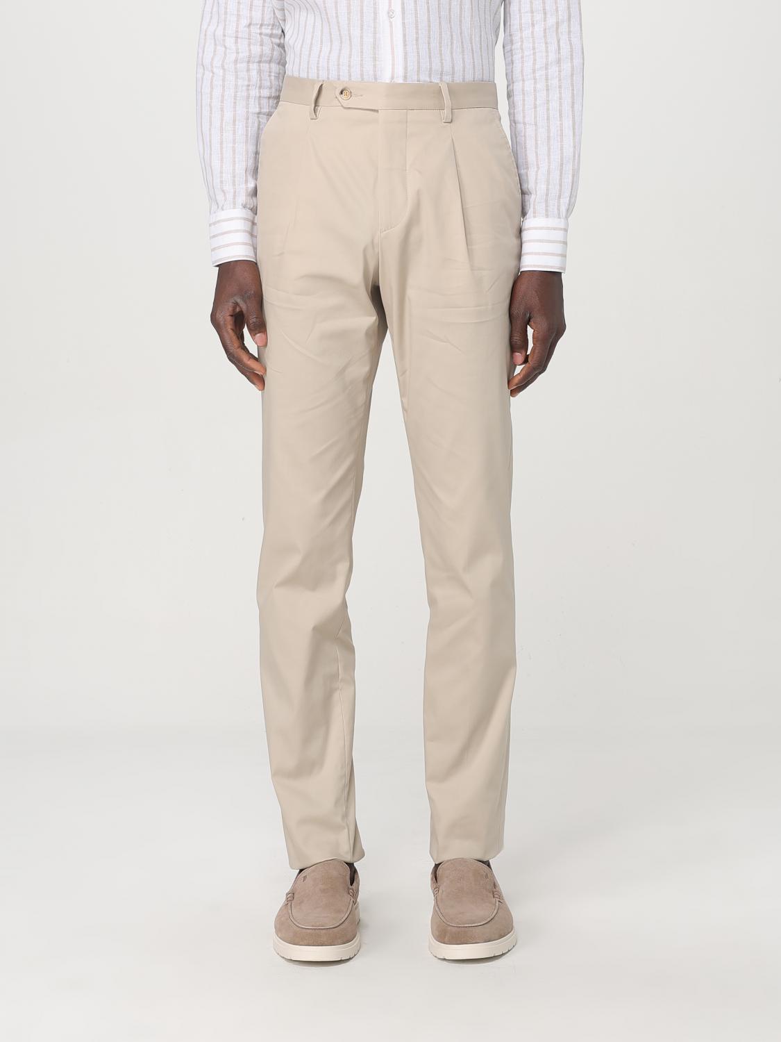 Manuel Ritz Pants Men Color Beige In Beige