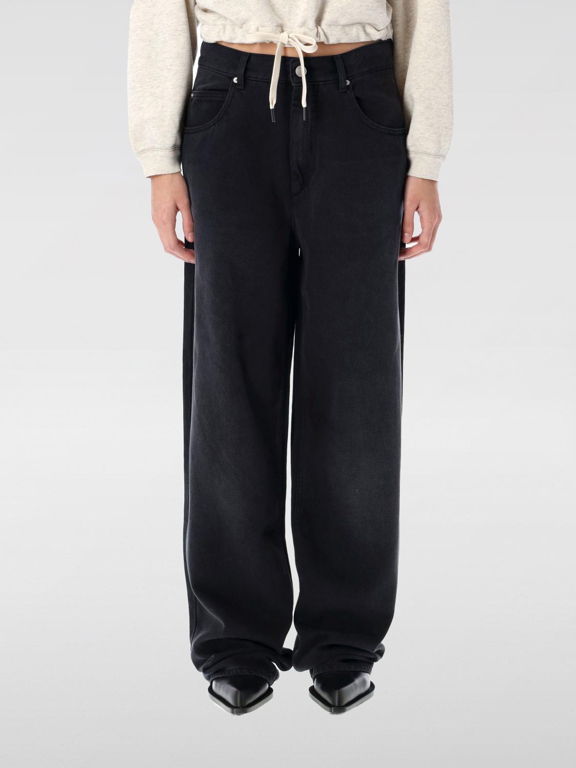 ISABEL MARANT ÉTOILE JEANS ISABEL MARANT ETOILE WOMAN COLOR BLACK G58614002